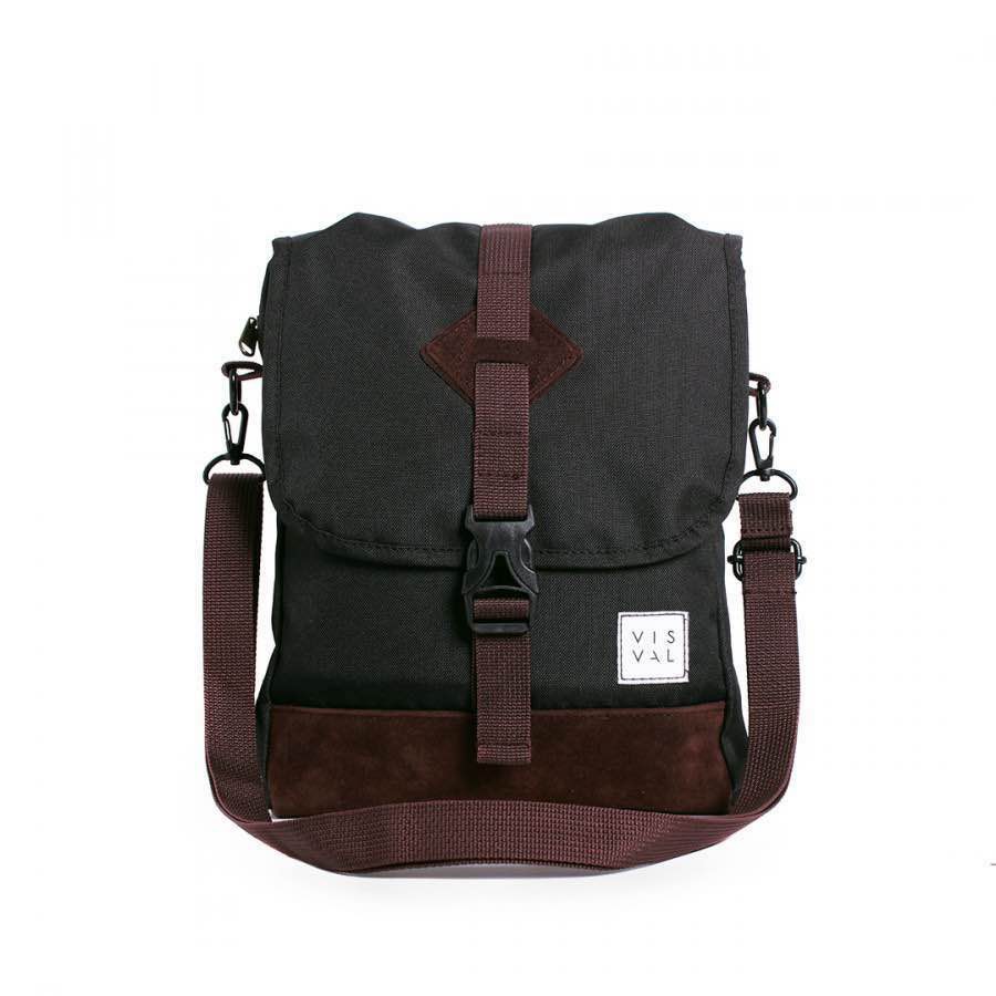 Tas Selempang Sling Bag Polyester Visval Echo Black