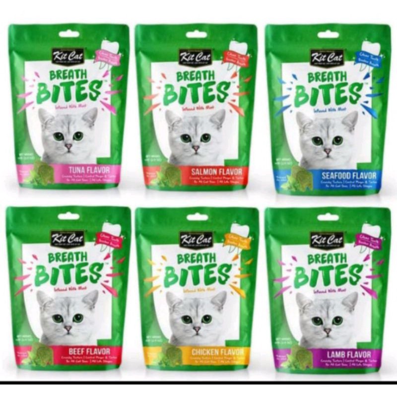 Breath Bites Kit cat 60gr Snack kucing