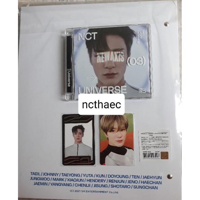 binder universe jeno set + jewel jeno + uc jeno