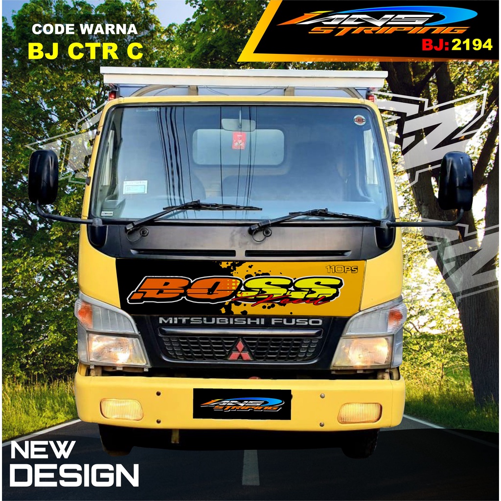 VARIASI STIKER KAP DEPAN TRUK FUSO / STIKER KABIN TRUK RAGASA,UMPLUNG / STIKER KAP CUP DEPAN TRUK DINA,FUSO