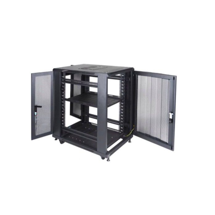 IR9020P - 20U Close Rack Depth 900mm Perforated Door 19&quot; - INDORACK