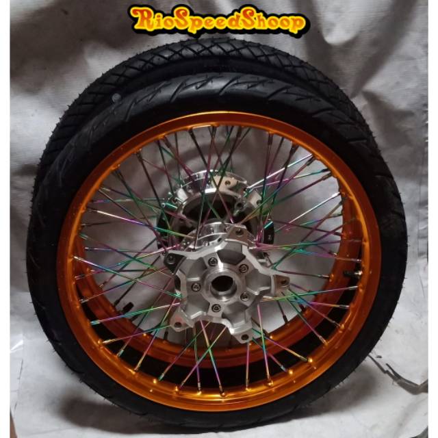 Velg Cb150 R New Led JariJari RainBow Velg Gold PlusBan