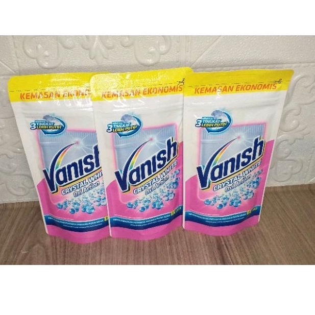 Vanish crystal white Oxy Action 120 gram bubuk penghilang noda