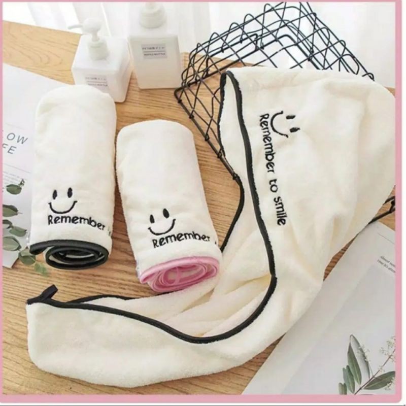 Handuk Keramas Cepat Kering - Microfiber Magic Towel Rapid Dry Hair Turban - GOOD QUALITY