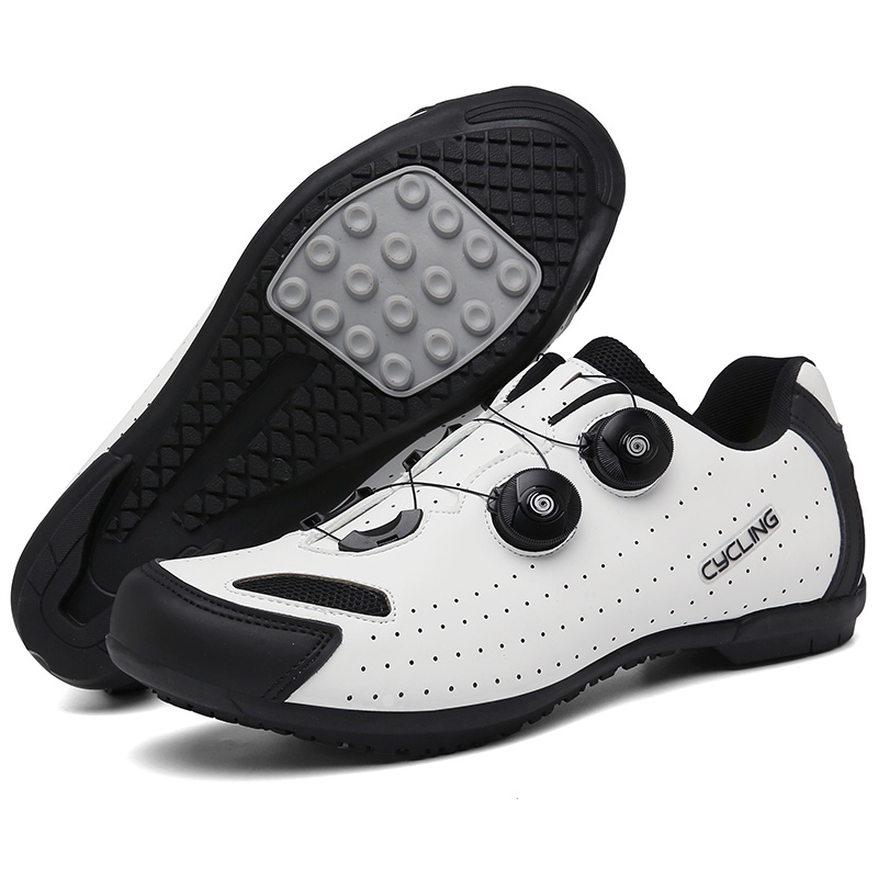 Terbaru Sepatu Sepeda Pria Dan Wanita Roadbike Original Flat Non Cleat Gowes Shoes Profesional Import Outdoor 110