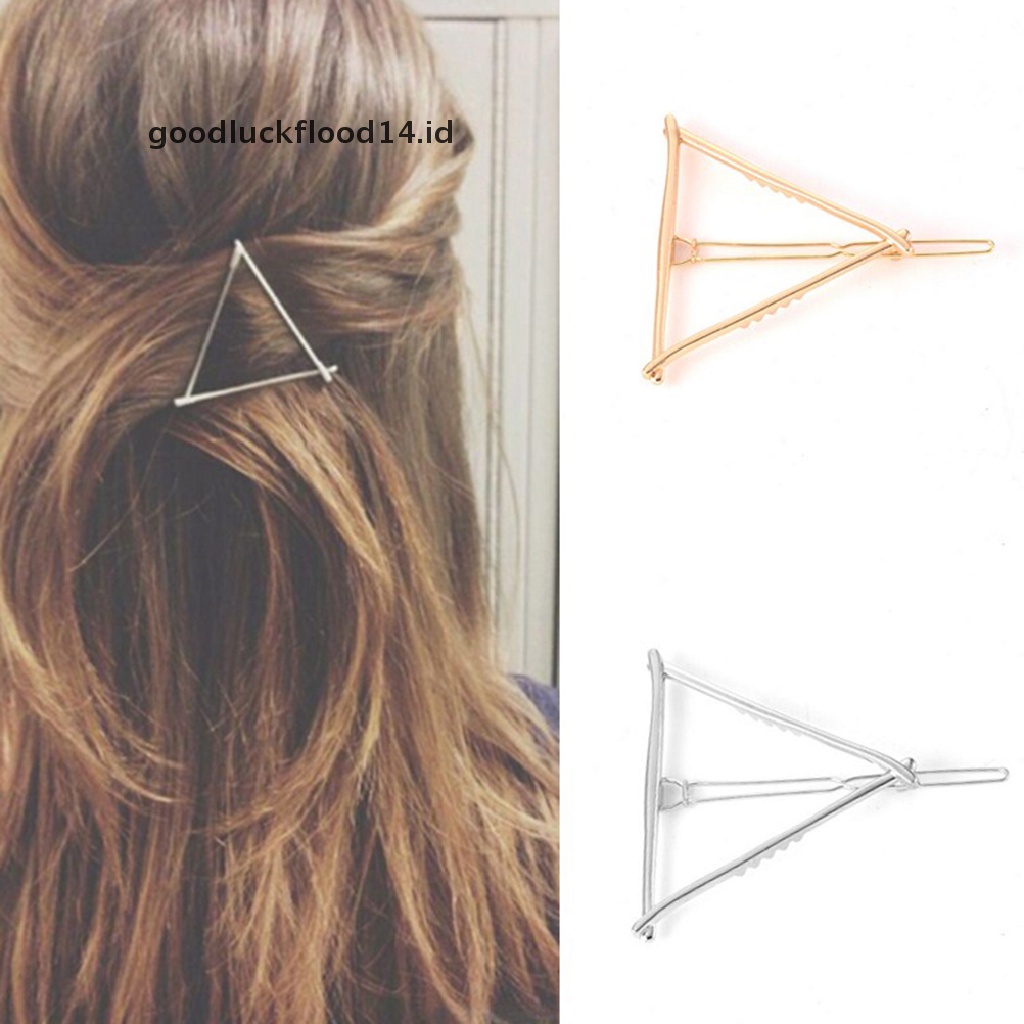 [OOID] New Women Korean Style Triangle Hairpin Hair Clip Hair Accessories Bobby Pins ID