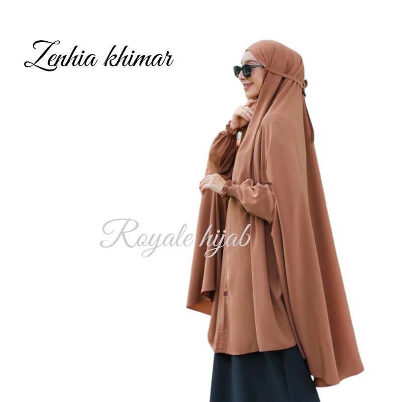 Zhenia khimar khimar untuk umroh khimar series wolfish