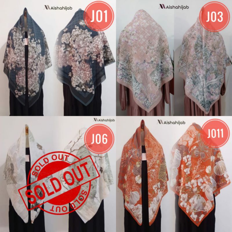 Hijab Square Jumbo Motif