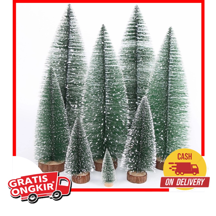 Perlengkapan Dekorasi Natal Rumah Pohon Natal Mini Untuk Meja Christmas Ornament Pohon Natal Kecil