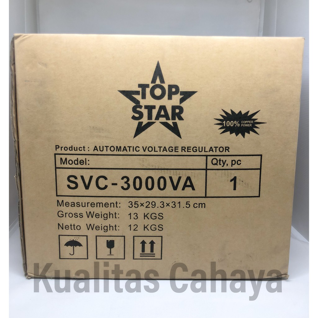 Stabilizer 3000 Watt Merk TOPSTAR berkualitas