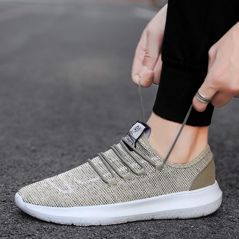 【S7 Sport】 musim panas murah original yeezy lari bernapas sepatu santai promo sepatu olahraga pria