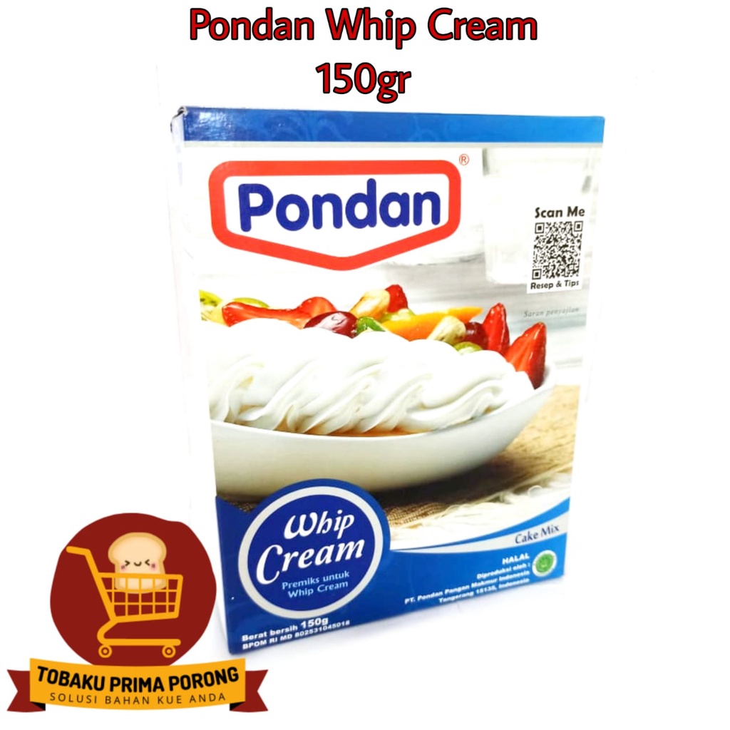 

PONDAN WHIP CREAM 150GR