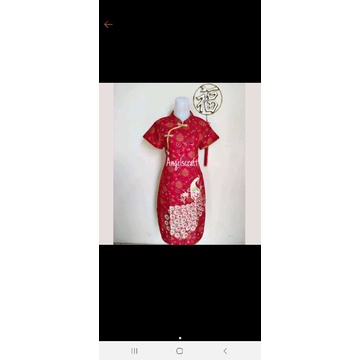 setelan dress cheongsam wanita dewasa