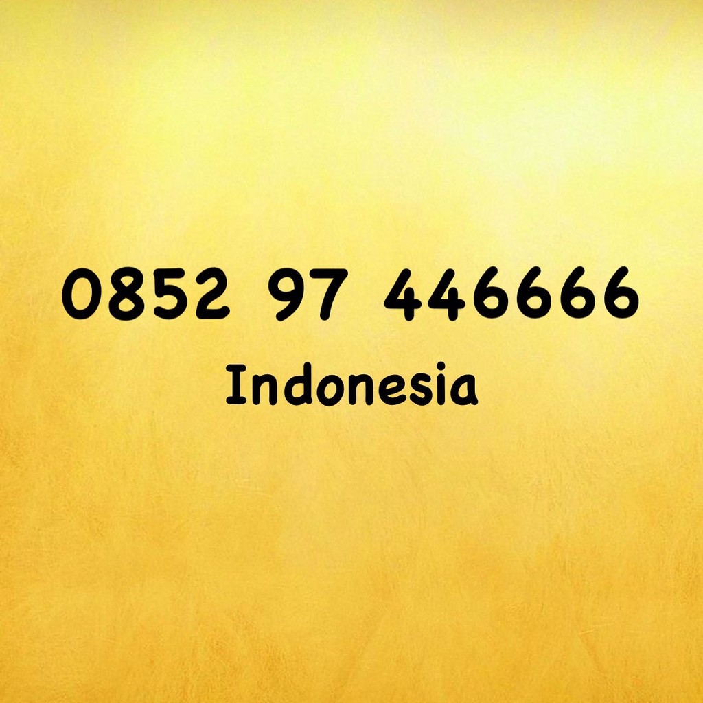 Nomor Cantik Kartu AS Triple AA - 0852 97 446666 - 0852 9744 6666