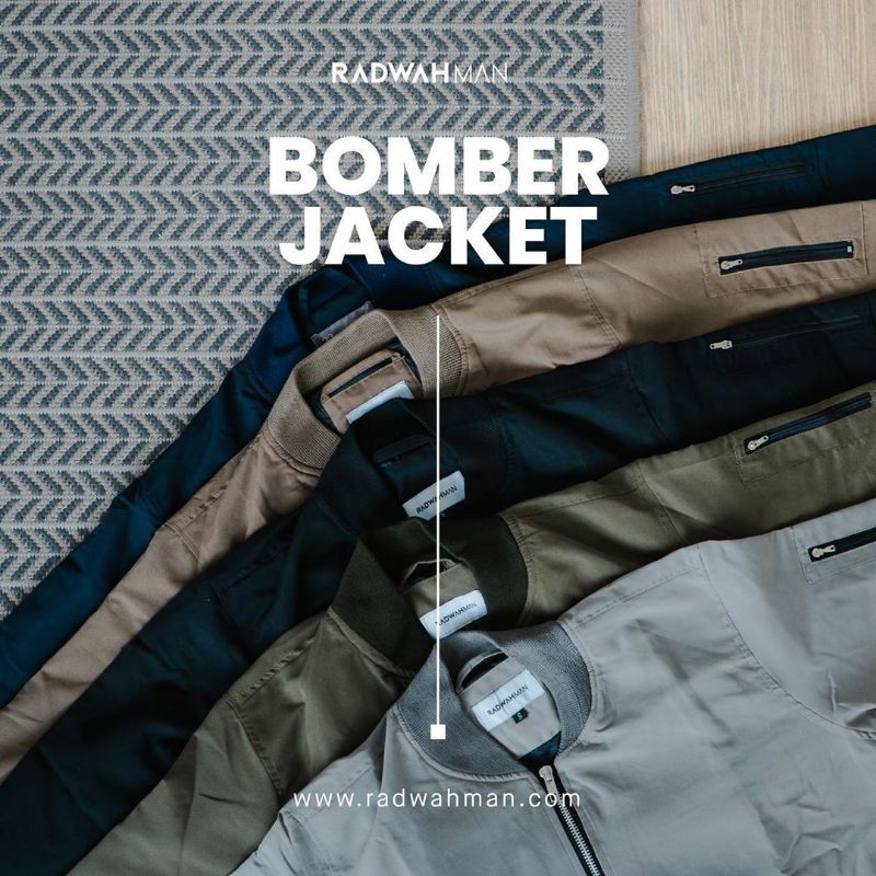 JAKET BOMBER ORIGINAL BY RADWAH MAN
