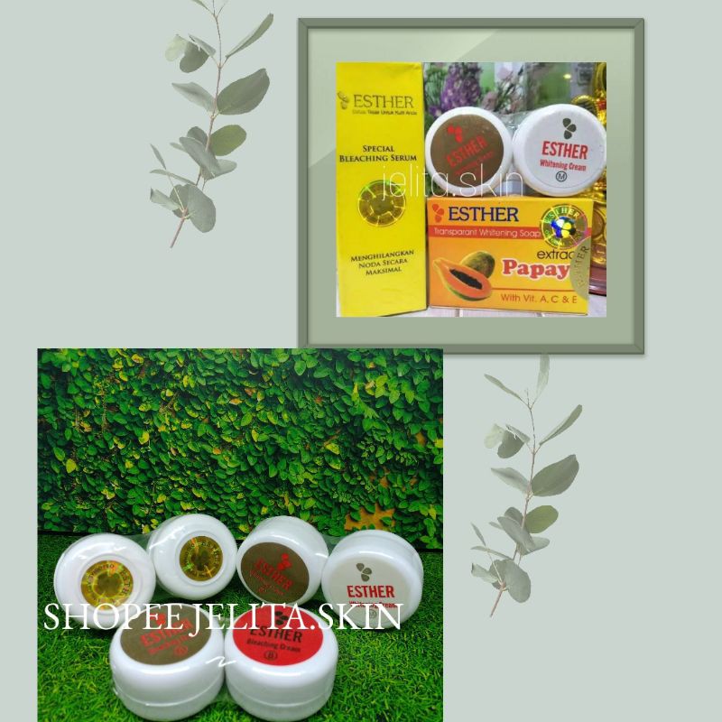 Esther whitening dan serum Bleaching