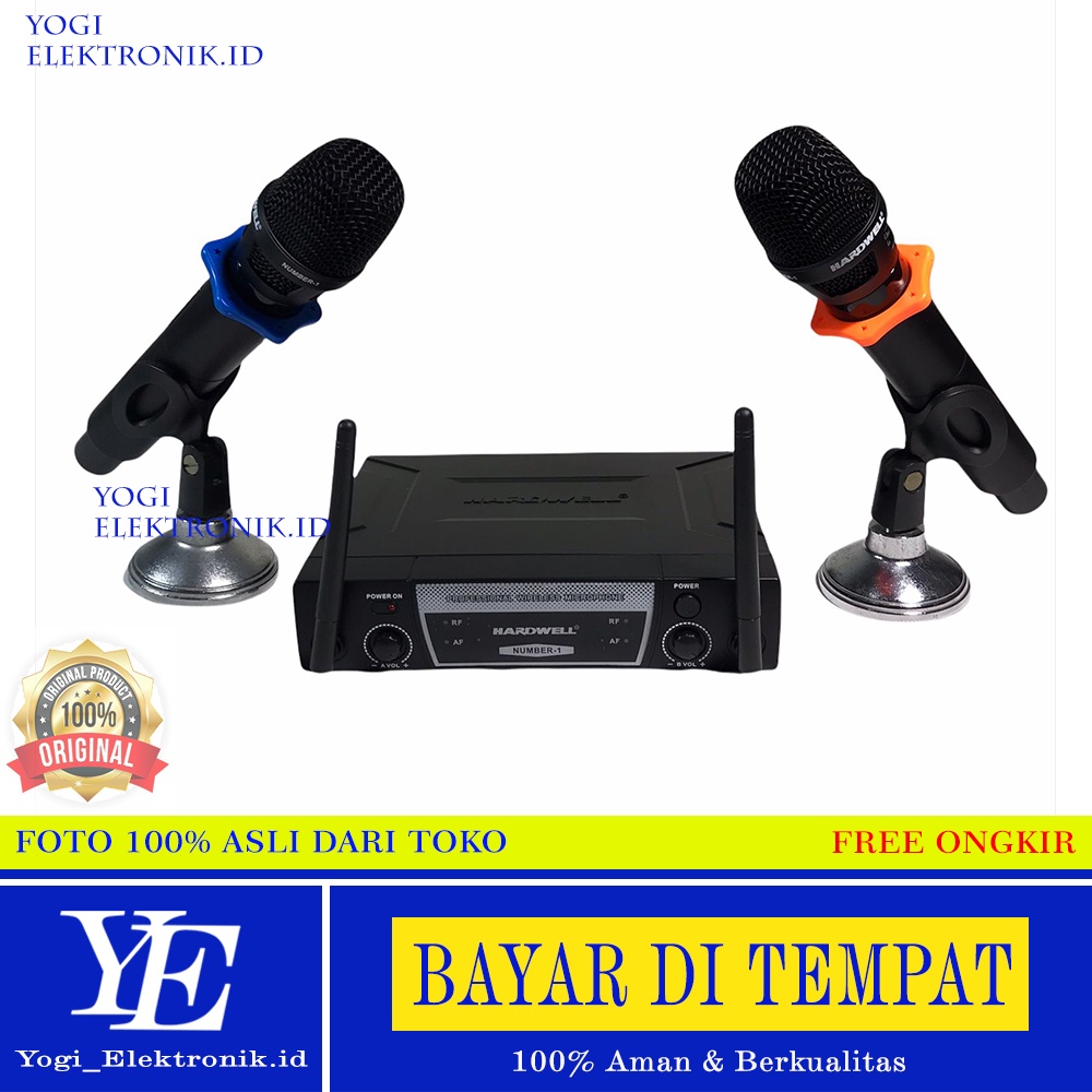 Mic HARDWELL wireless Professional Audio High Original