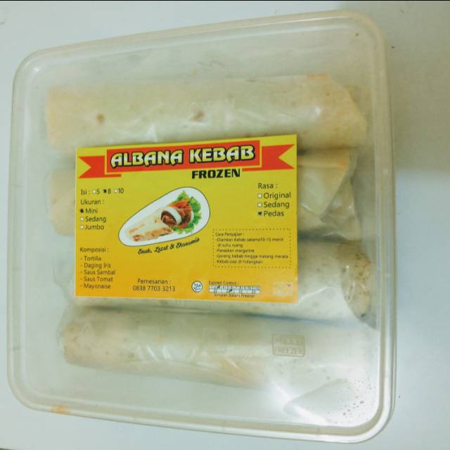 

ALBANA KEBAB FROZEN (ISI 8)