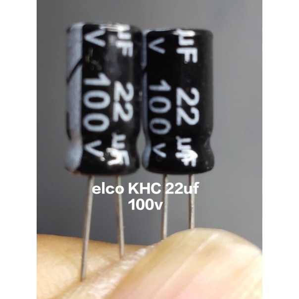 elco 22uf 100v KHC