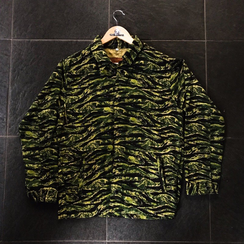 JAKET KANVAS TIGER CAMO