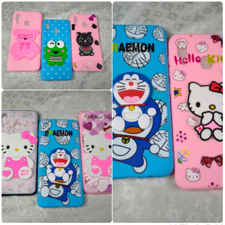 SOFT CASE TIMBUL KACA KARAKTER SAMSUNG A6 2018