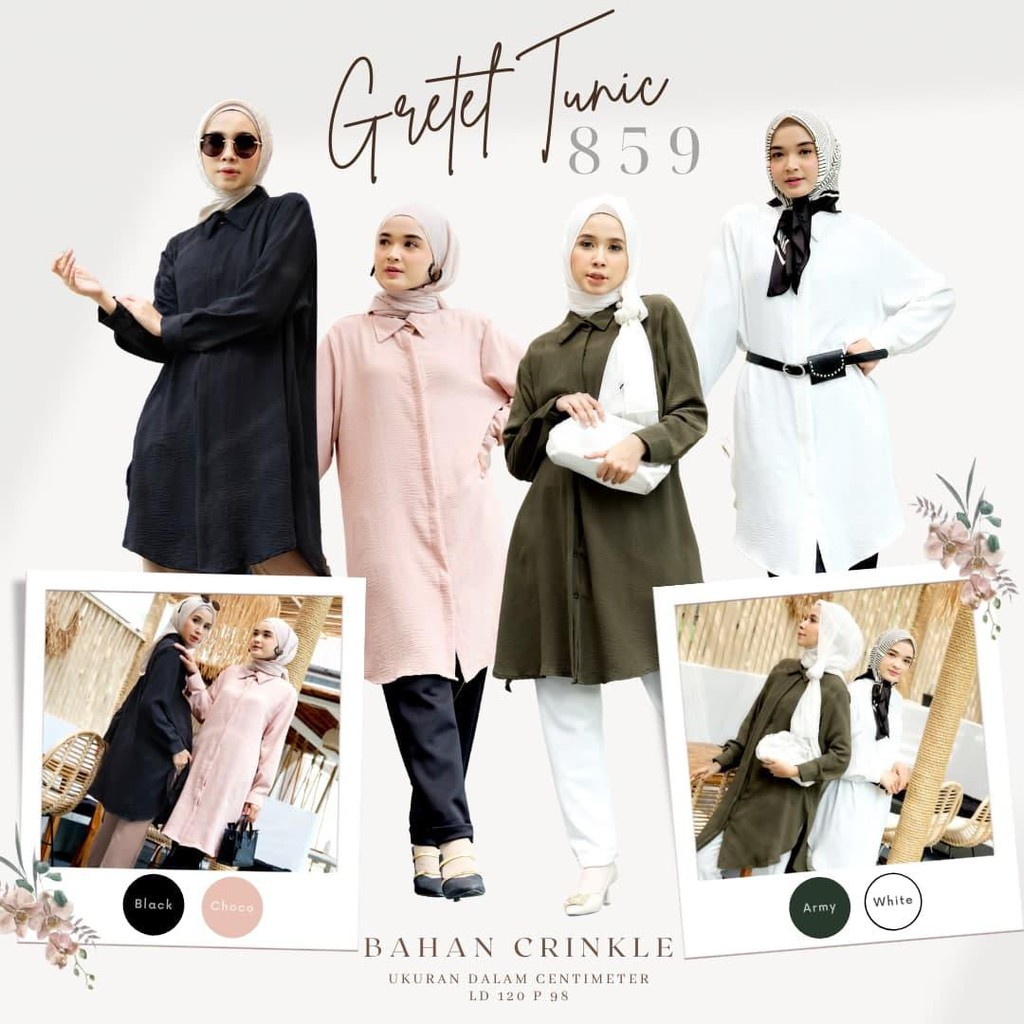 GRETEL JUMBO TUNIC / TUNIK / ATASAN / KEMEJA