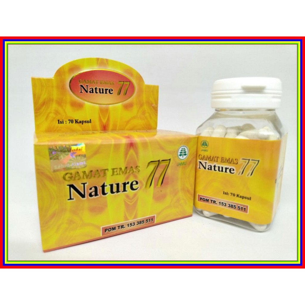 Kapsul Ekstrak Gamat Emas Nature 77