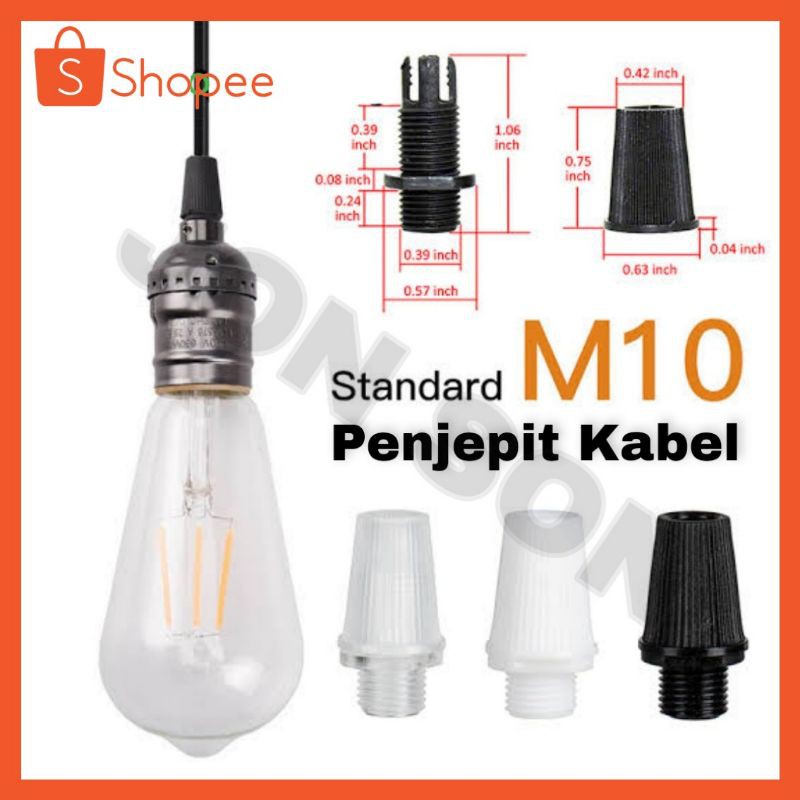 Penjepit Kabel Ikatan Mur Baut Jepitan Lampu Gantung Gland Cable