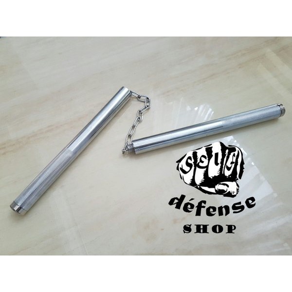 Terlaris &quot;Self Defense SHOP&quot; Double Stick Baton/Nunchaku/Ruyung Besi Sambung Limited!