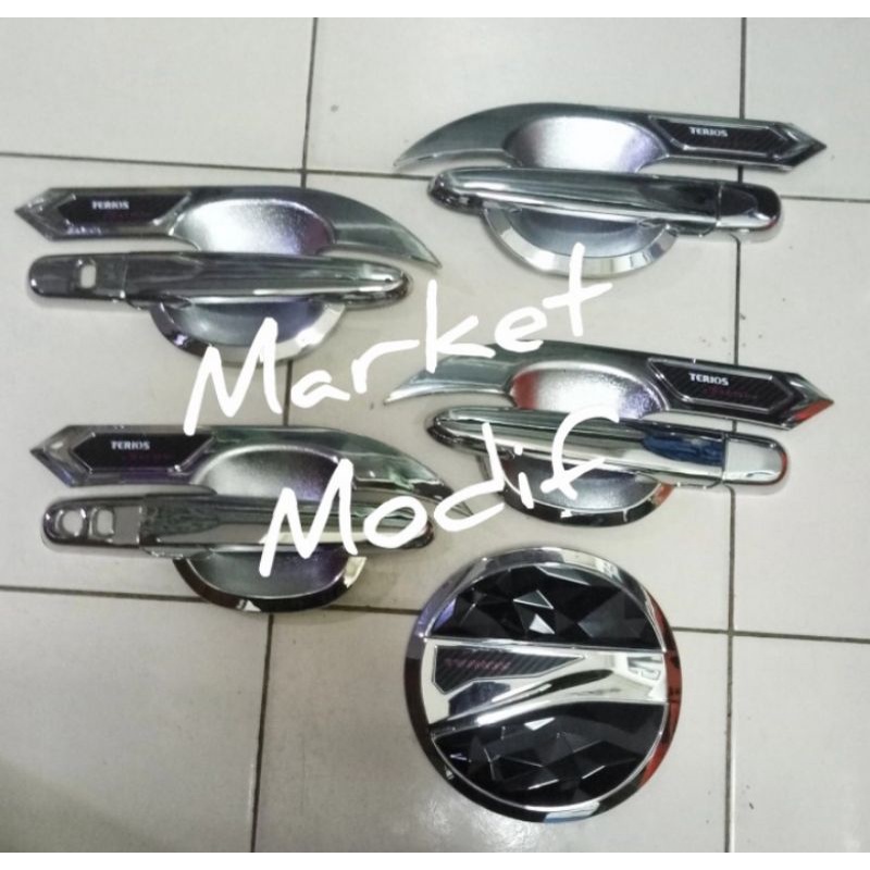 Paket Handle-Outer-Tank Cover Chrome Terios 2018-2021