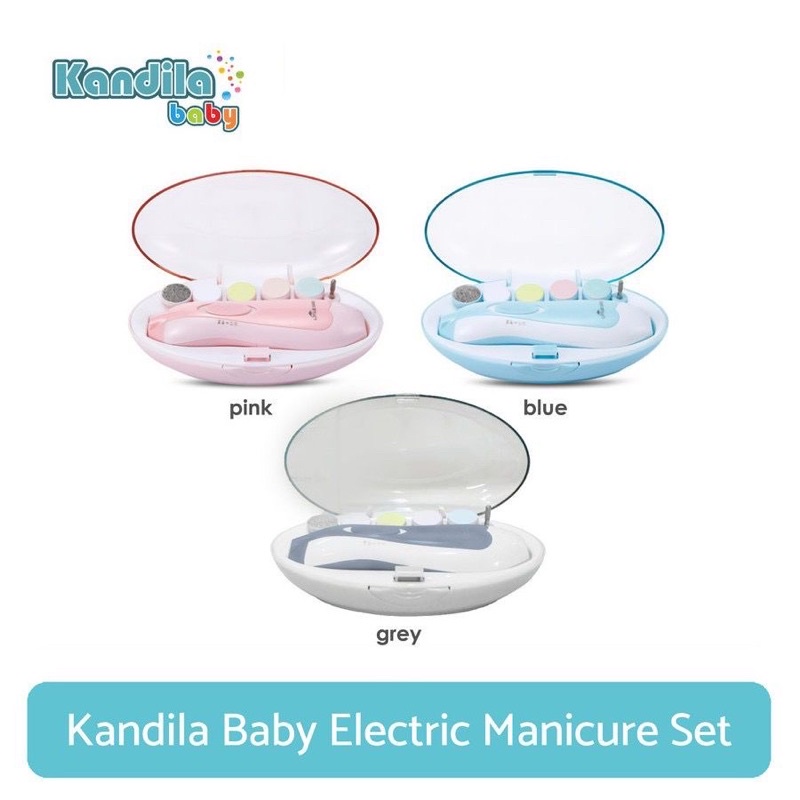 Kandila Baby Nail Trimmer Electric KDL008-4 - Kandila Gunting Kuku Bayi Dewasa Elektrik Kikir Kuku Bayi Nail Polish