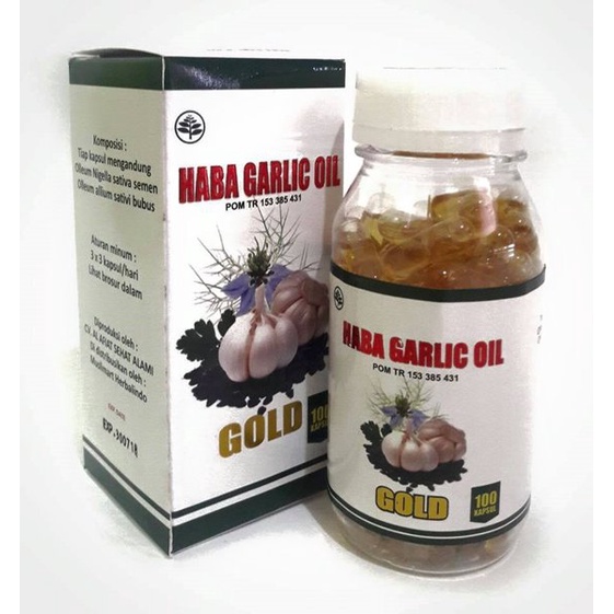 HABA GARLIC OIL GOLD 200 KAPSUL