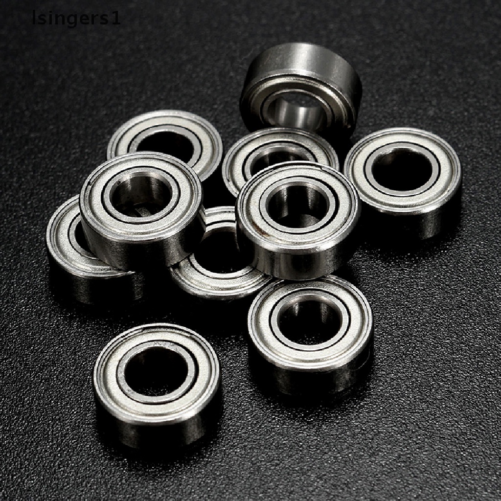 (lsingers1) 10pcs Bearing 686ZZ 6x13 X 5mm Bahan Metal Ukuran 6x13 X 5mm