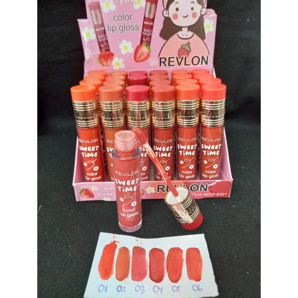 [PER 6 PCS] LIP GLOSS / LIPGLOSS REVLON COLOR NO.R8001