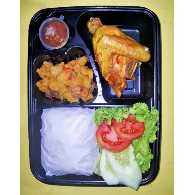 

nasi nox ayam goreng