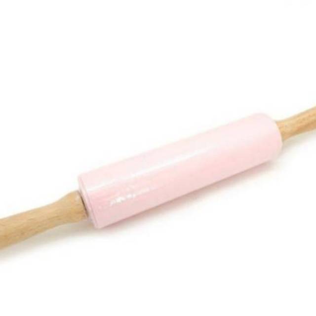 BELVIN Rolling Pin adonan kue gilingan adonan kue silikon gagang kayu