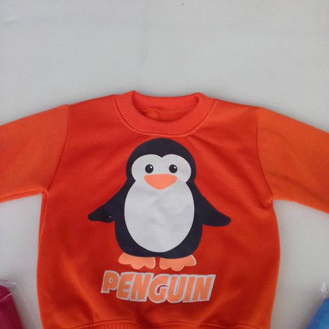 jaet bayi sweater penguin ukuran S promo