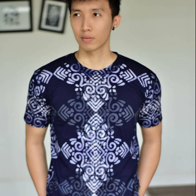 Kaos Batik Keren / Kaos OBLONG Batik Super Jumbo / Kaos Adem