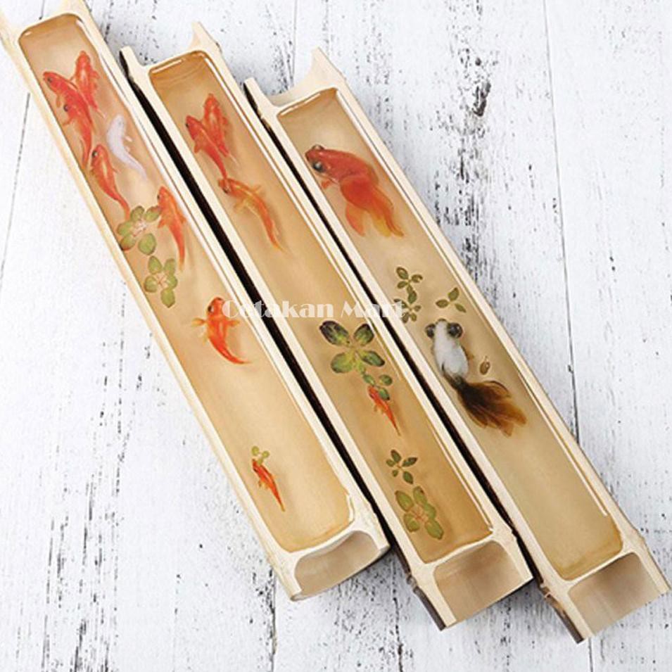 

Stiker Film Bening 3D untuk Resin DIY Ikan Koki 5 Pcs (ART. 01)