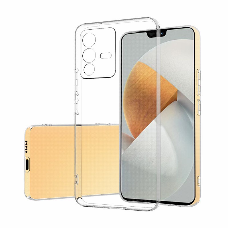 C/C- CASING VIVO Y75 5G V23 5G V23E Y15S V19 V17 PRO V15 PRO CASE HD BENING SOFTCASE BENING CLEAR TRANSPARAN, CASE HD BENING 2mm SOFTCASE CLEAR TRANSPARAN SILIKON KARET SOFT CASING COVER TEBAL