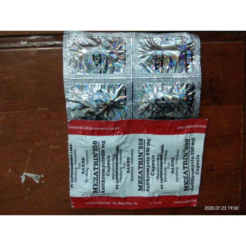 mezatrin 250 azithromycin 250 mg