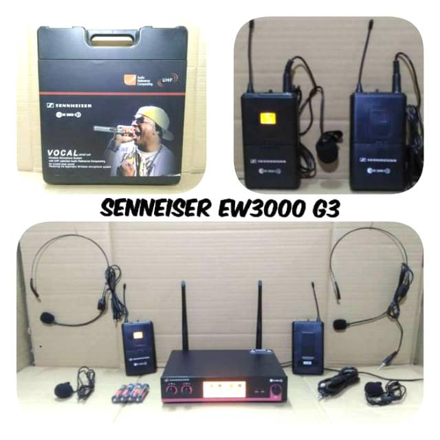 Mic Wireless SennHeiser EW3000 G3