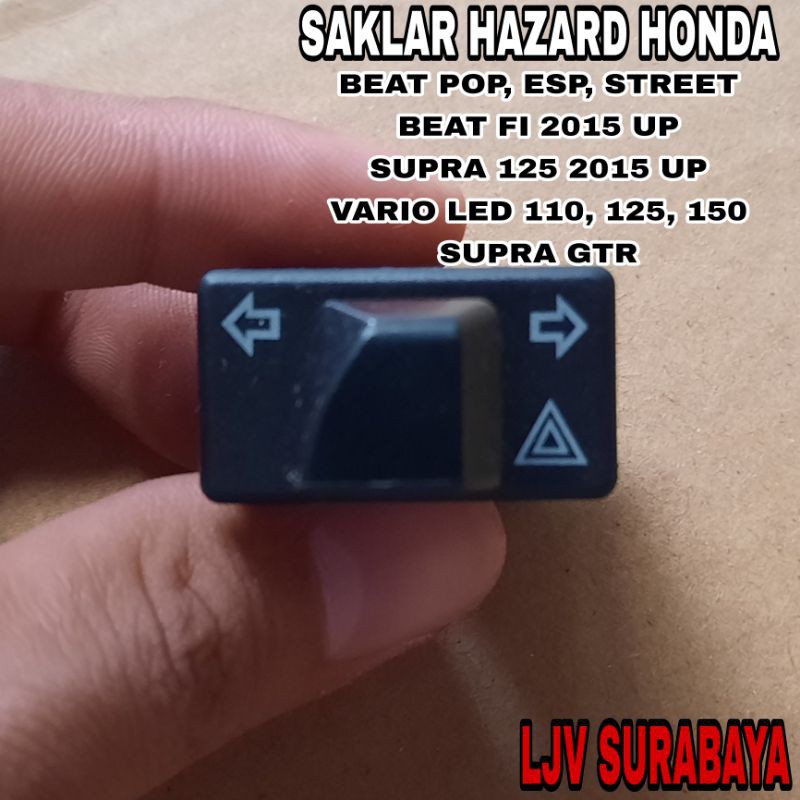 SAKLAR HAZARD NEW HONDA TOMBOL SEN PNP 3CM BEAT ESP VARIO SUPRA
