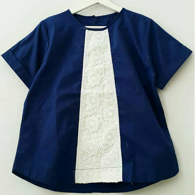 Blouse katun crochet