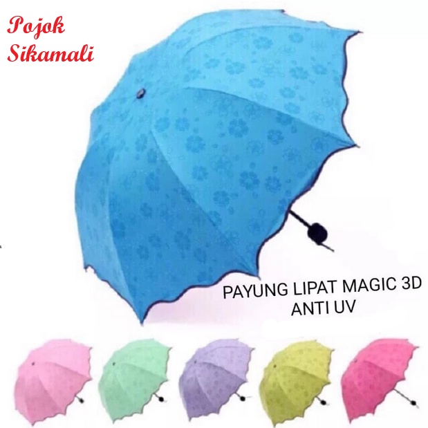Payung Magic 3D Payung Lipat Magic 3D