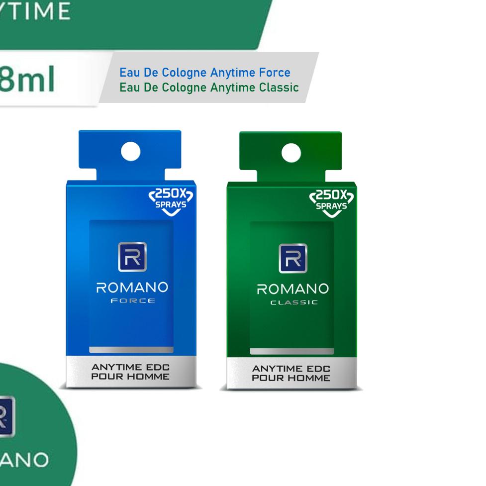 ➳ Parfum Saku Romano Pocket Anytime EDC 18 ml Force + 18 ml Classic ✽