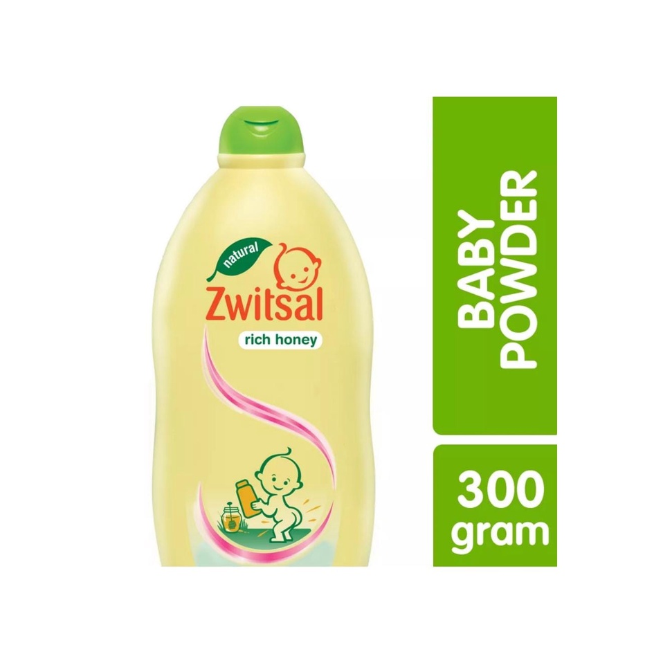 ZWITSAL Baby Powder Natural dengan Milk &amp; Honey 300gr