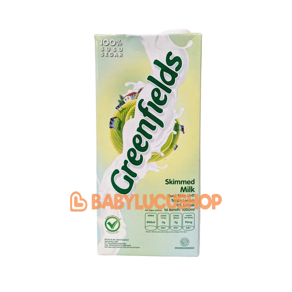 Susu Greenfields UHT 1000 ml 1 liter Full Cream ChocoMalt Skimmed Low Fat Greenfield 1PCS