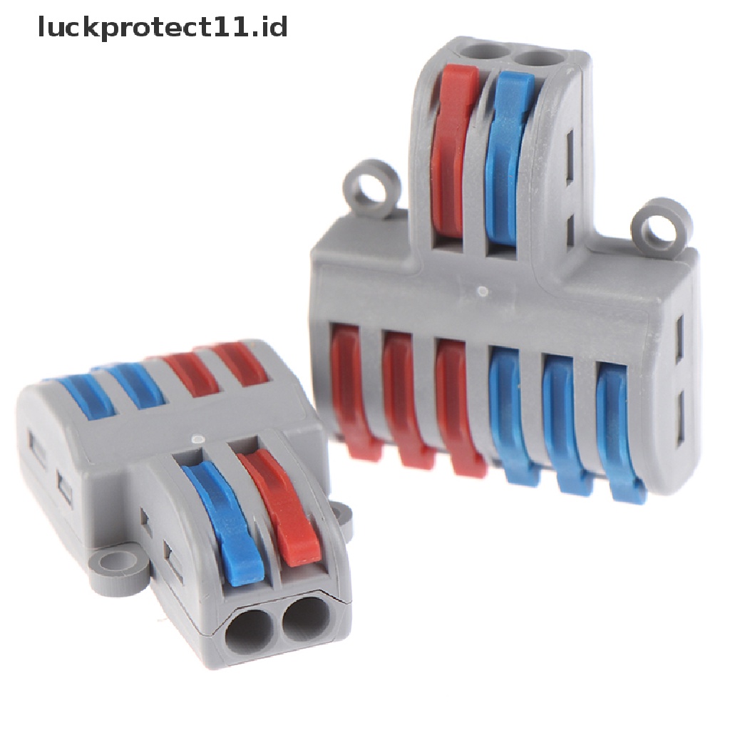 // Hg &amp; ID// Spring Lever Terminal Block Konektor Kawat Kabel Listrik PCT-222 SPL-62 SPL kq