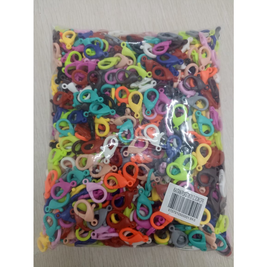 KAITAN MASKER / PENGAIT / KEW KEW / KOKOT UDANG PLASTIK WARNA WARNI / KAITAN PLASTIK 01 2.3CM CPR